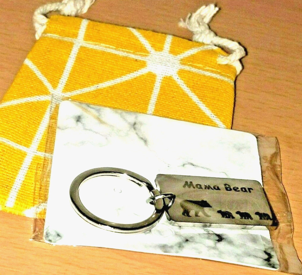 Mama Bear & Three Cubs Key Ring